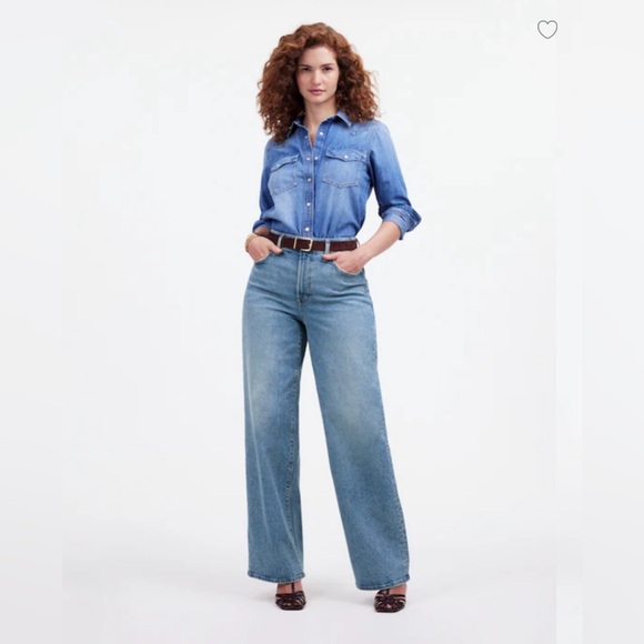 Madewell Denim - Madewell Light Blue Flare & Wide Leg Jeans